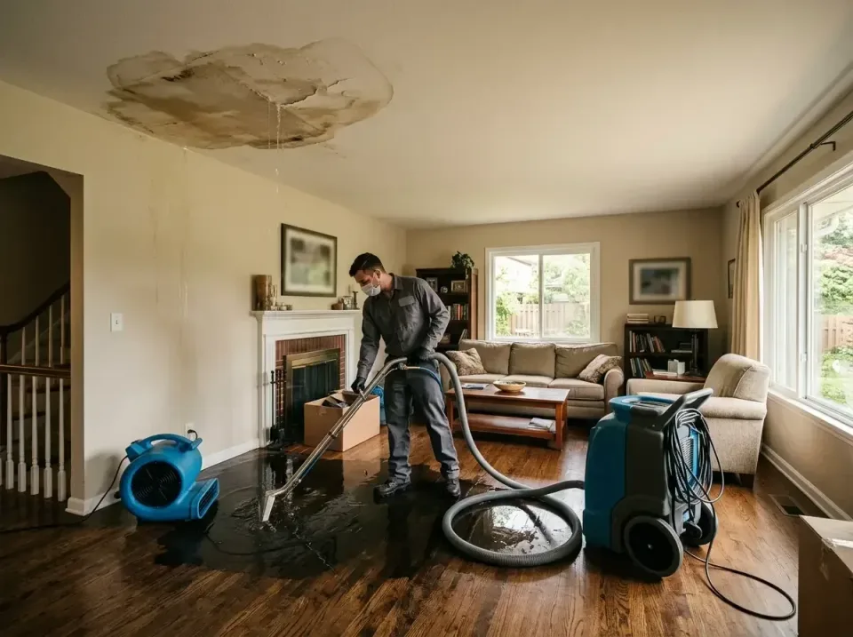 attic-pipe-burst-ceiling-drip-008 — frequently asked questions, Water Damage Restoration & Carpet Care in George Mason, VA